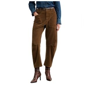 Nili Lotan Shon Corduroy Pants/Jeans Size 4 - Cigar Brown NWT